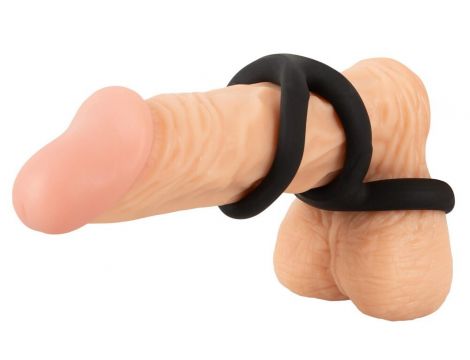 Potrójny pierścień erekcyjny Erecto silikonowy - 8