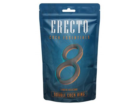 Podwójny pierścień erekcyjny Erecto silikonowy