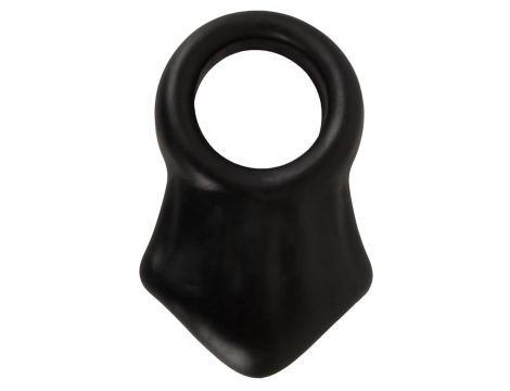 Pierścień erekcyjny silikonowy Erecto z przedłużeniem na jądra 8 cm - 4