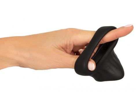 Pierścień erekcyjny silikonowy Erecto z przedłużeniem na jądra 8 cm - 5