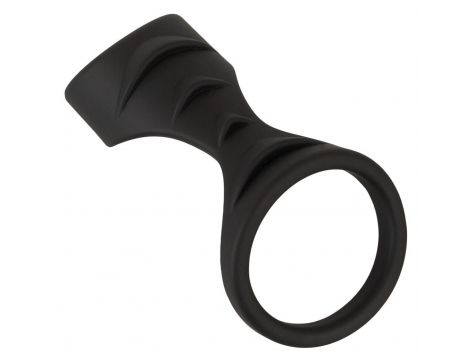 Mankiet na penisa Erecto silikonowy z pierścieniem na jądra 8 cm - 6