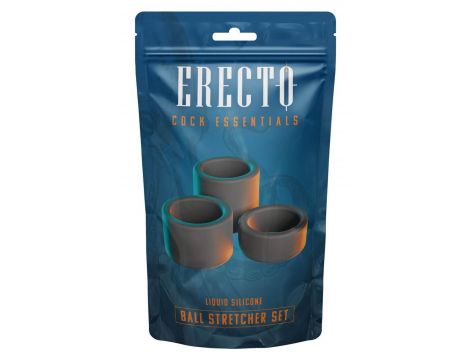 Zestaw pierścieni na jądra silikonowy Erecto 3 szt