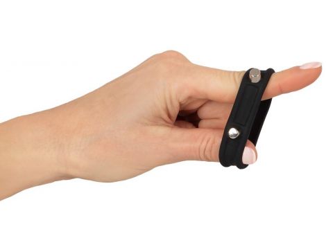 Rebel Cock Ring with Studs - 2