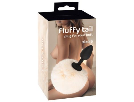 Fluffy Tail White S - 7