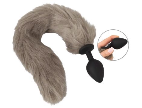 Fluffy Tail Grey