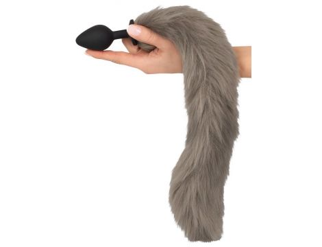 Fluffy Tail Grey - 3
