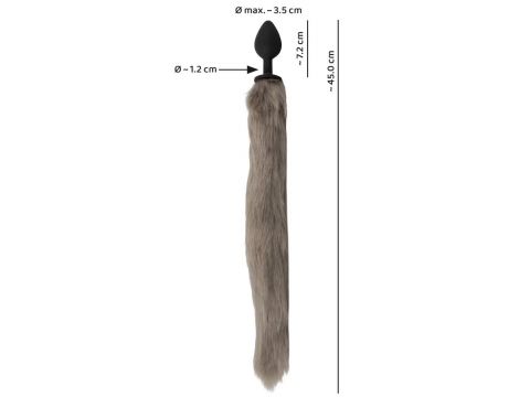 Fluffy Tail Grey - 7