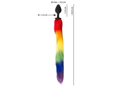 Fluffy Tail Rainbow - 4
