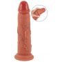 Dildo Realistixxx z ruchomą skórą silikonowe 20 5 cm - 2