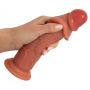 Dildo Realistixxx z ruchomą skórą silikonowe 20 5 cm - 9