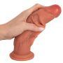 Dildo Realistixxx z ruchomą skórą silikonowe 20 5 cm - 6