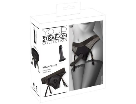 Majtki strap on z dildo You2Toys silikonowe 17.5 cm - 7