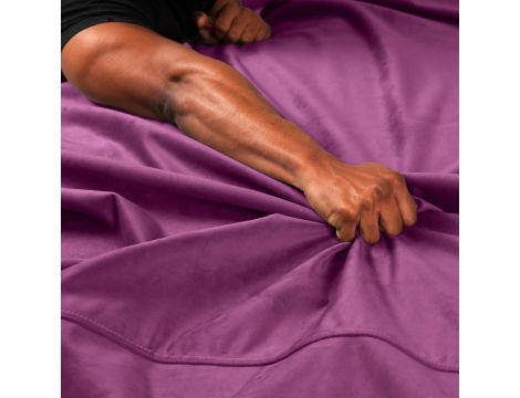 Fascinator Throw Mini Purple - 4
