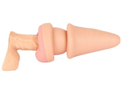 Korek analny Nature Skin przedłużacz penisa 19 5 cm - 9