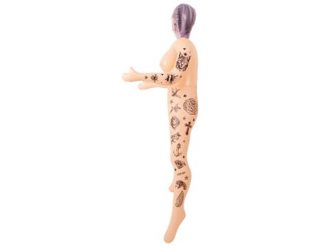 Dmuchana lalka miłosna NaughtyDollz z tatuażami 152 cm - 4