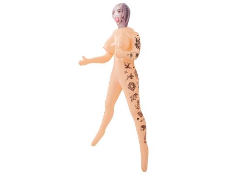 Dmuchana lalka miłosna NaughtyDollz z tatuażami 152 cm - 5