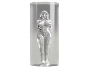 Masturbator Stroker tunelowy przezroczysty 14 cm