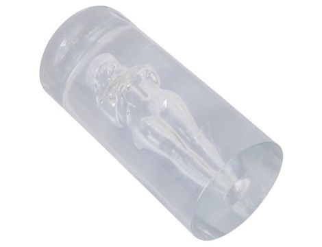 Masturbator Stroker tunelowy przezroczysty 14 cm - 6