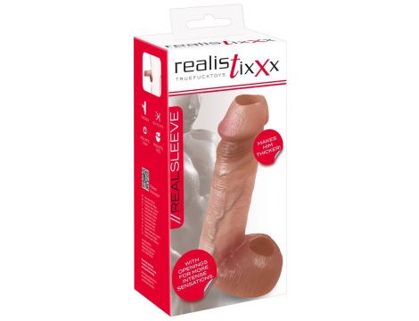 Przedłużka silikonowa Realistixxx Sleeve Intense 16 cm - 7