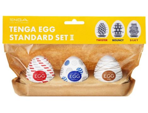 Zestaw 3 jajeczek masturbacyjnych Tenga Standard - 2