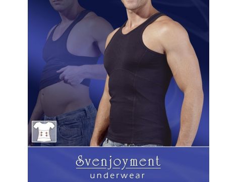 x2160536 Herren Bauchwegshirt #1 - black {} 2XL
