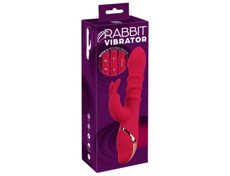 Rabbit Vibrator with 3 Moving - 6