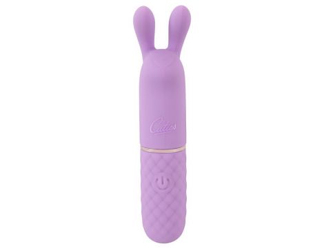 Mini wibrator króliczek Cuties fioletowy USB 10,8 cm - 2