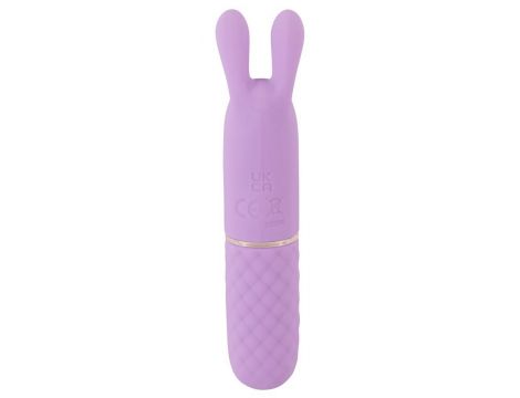 Mini wibrator króliczek Cuties fioletowy USB 10,8 cm - 4