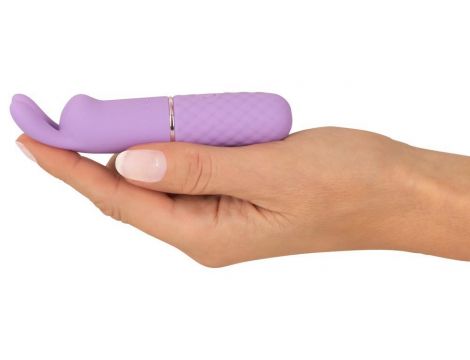 Mini wibrator króliczek Cuties fioletowy USB 10,8 cm - 5