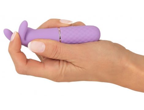 Mini wibrator króliczek Cuties fioletowy USB 10,8 cm - 8