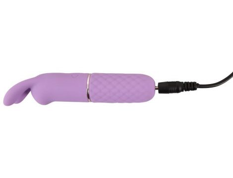 Mini wibrator króliczek Cuties fioletowy USB 10,8 cm - 7