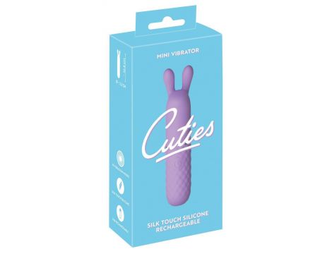 Mini wibrator króliczek Cuties fioletowy USB 10,8 cm - 6