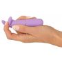 Mini wibrator króliczek Cuties fioletowy USB 10,8 cm - 9