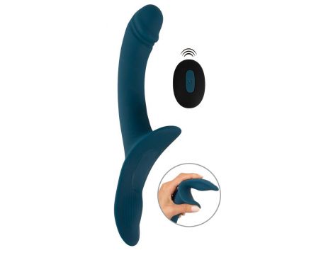 Your Strap-On RC Vibrator Blue - 4