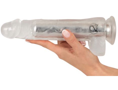 Crystal Clear Vibrator 24.5cm - 6