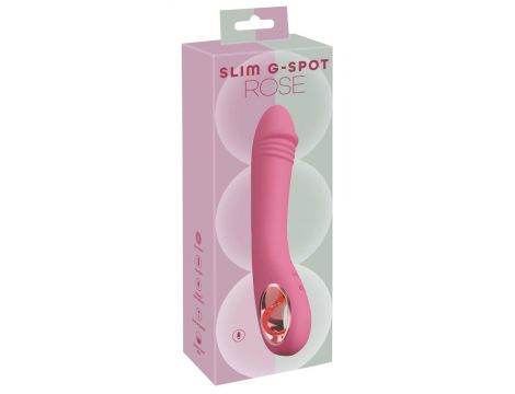 Wibrator punktu G You2Toys Slim G Spot Rose silikonowy USB 21,4 cm - 7