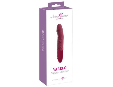 Wibrator realistyczny beau coeur Varelo czerwony silikonowy USB 23 cm - 6