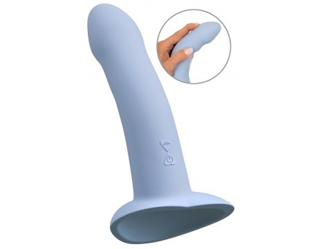 Wibrator punktu G Heart Guy niebieski silikonowy USB You2Toys - 3