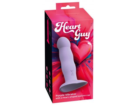 Wibrator punktu G You2Toys Heart Guy fioletowy silikonowy USB - 5