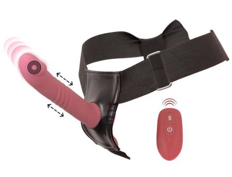Wibrator strap on You2Toys Your różowy USB z pilotem - 2