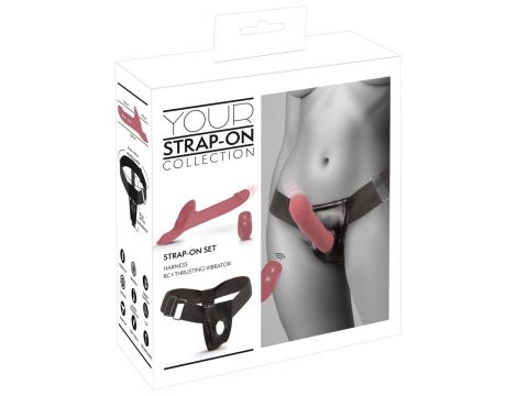 Wibrator strap on You2Toys Your różowy USB z pilotem - 6