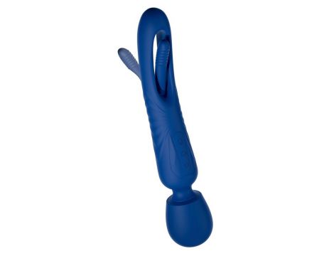 Masażer wand Sweet Smile 2in1 z językiem USB 24 cm - 3