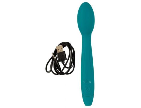 Wibrator Sweet Smile z ruchomą główką silikonowy USB 18 cm - 5