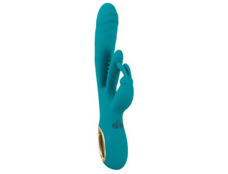 Wibrator króliczek Sweet Smile z ruchem posuwistym USB 25 cm - 2