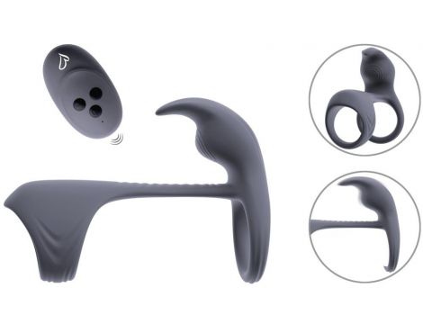 Pierścień wibrujący beau coeur Vylor RC z pilotem USB - 2