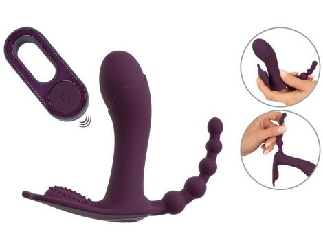 Wibrator Ariva Panty beau coeur z pilotem USB - 4