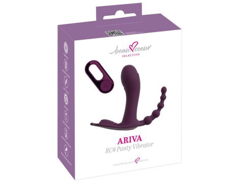 Wibrator Ariva Panty beau coeur z pilotem USB - 6