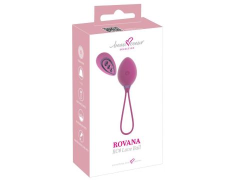 Kulka wibrująca Rovana RC beau coeur pilot USB - 8