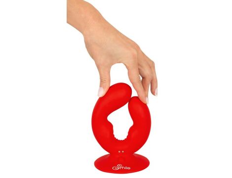Wibrator podwójny Sweet Smile z przyssawką USB - 7