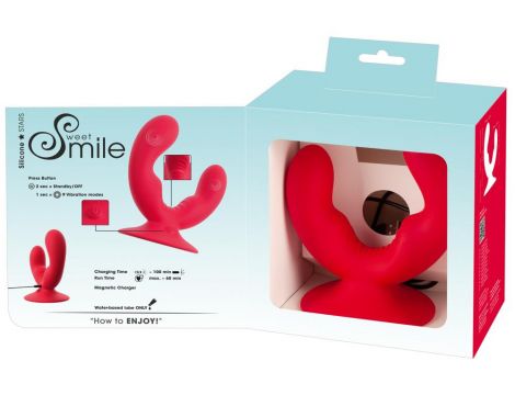 Wibrator podwójny Sweet Smile z przyssawką USB - 15